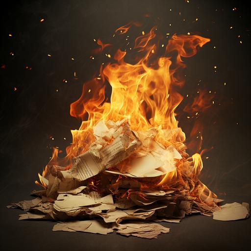 burning paper texture --s 50
