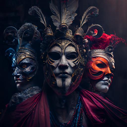 carnaval, rome, baco, gods, italian, masks, 4k, cinematic lights