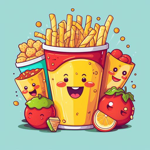cartoon foods logo