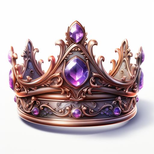 cartoon purple Queens crown --s 250