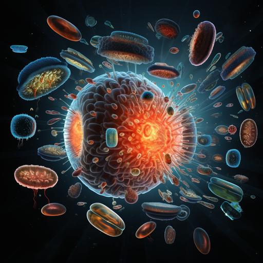 cell, mitochondria, aliens