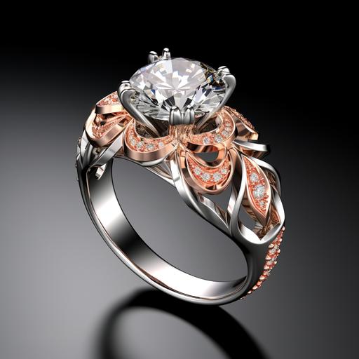 cerberus 24 carot diamond engagement ring