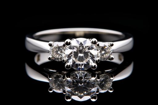 cerberus 24 carot diamond engagement ring, eliminating light from behind ::2, Panoramic View, captured by canon R8 400mm F5. 4 HD result, cinematic photography style –upbeta --ar 3:2 --chaos 23