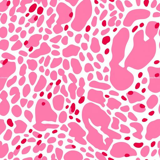 cheetah spots pattern, simple, pink and white --tile