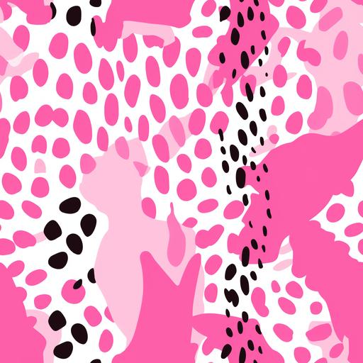 cheetah spots pattern, simple, pink and white --tile
