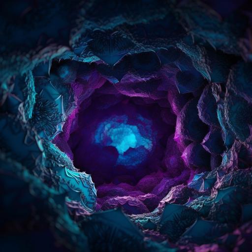 clear purple geode, cave, neon, vibrant, UHD, Halo style, abstract --v 5 --s 750