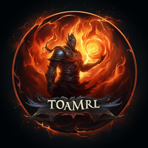 cool picture of a guy magical storm thunder fire logo