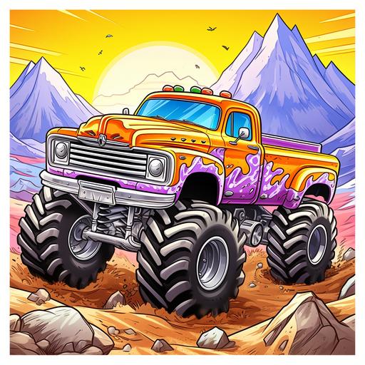 cover Monster Truck coloring book