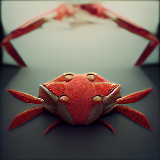 crab, origami, photorealistic, octane render  --upbeta