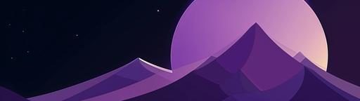 create a banner with a solid dark purple background and this logo at the far right end, to use as a header for important messages on a discord server, digital art, minimalist, professional, appealing --ar 32:9 --v 6.0