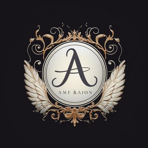 create a new logo, wedding photographer, luxury, light and airy, AG in logo,