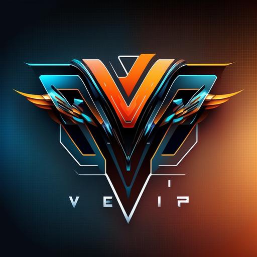 create flat vector futuristic MVP logo without any text