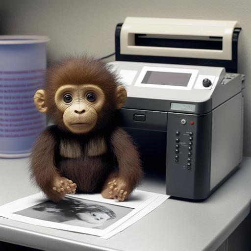 create mini monkey working with a ricoh printer