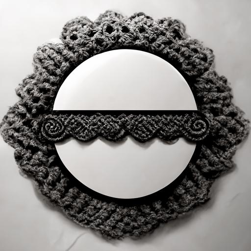 crochet logo with font Dream Crochet Arts