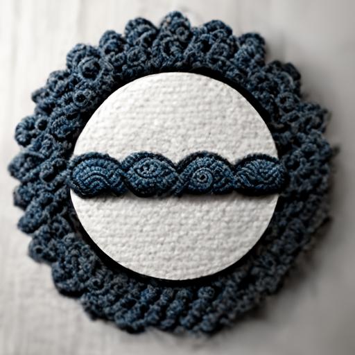crochet logo with font Dream Crochet Arts