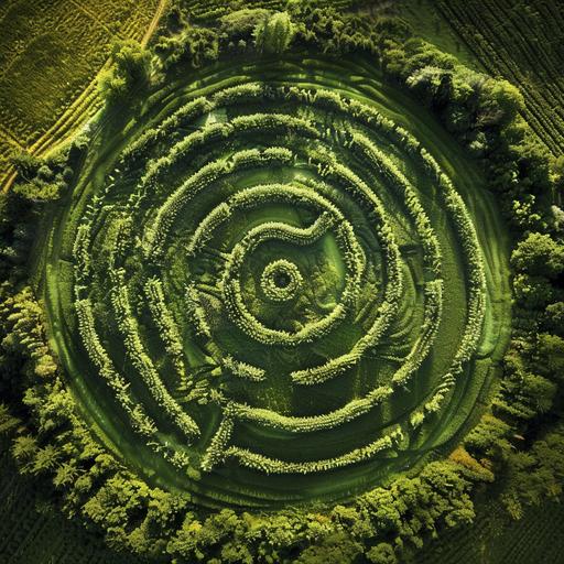crop circles as literal things, circles of crops aligned to be in coordination with the Earth's engergies for much more vivaciously large and productive foods and fruits --v 6.0