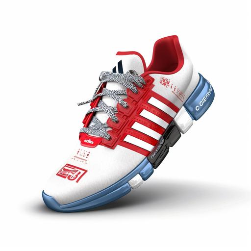 crossfit sneakers,logo style,white background,flat,bold uppercase and italics,realistic