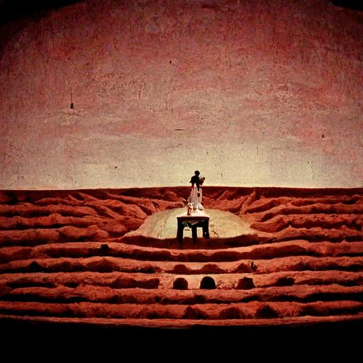 cumbia vibora desierto, grainy Jodorowsky film scenography