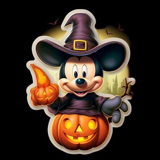 cute Mickey Halloween sticker