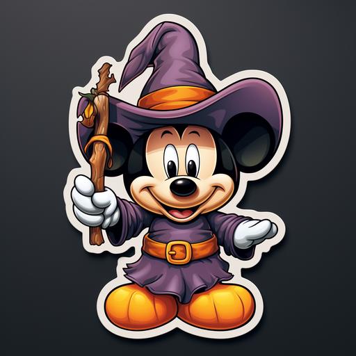cute Mickey Halloween sticker