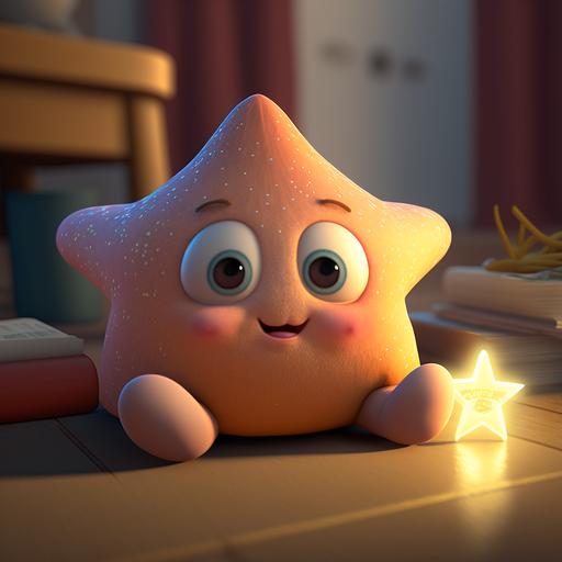 cute baby patrick star, photo realistc, unreal engine, cinematic, lighting, 8k, ar 2:3 --v 4