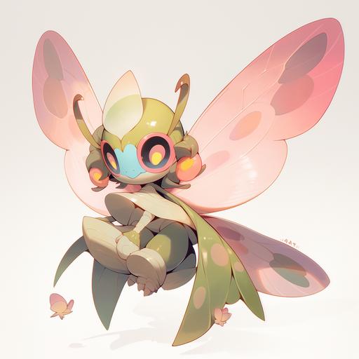 cute bug fairy type pokemon --niji 5 --style expressive