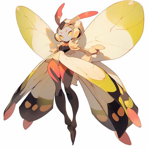 cute bug fairy type pokemon --niji 5 --style expressive
