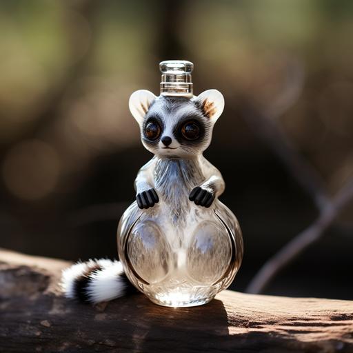 cute lemur perfume bottle