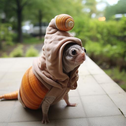 cute snail halloween costume
