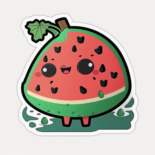 cute watermelon sticker