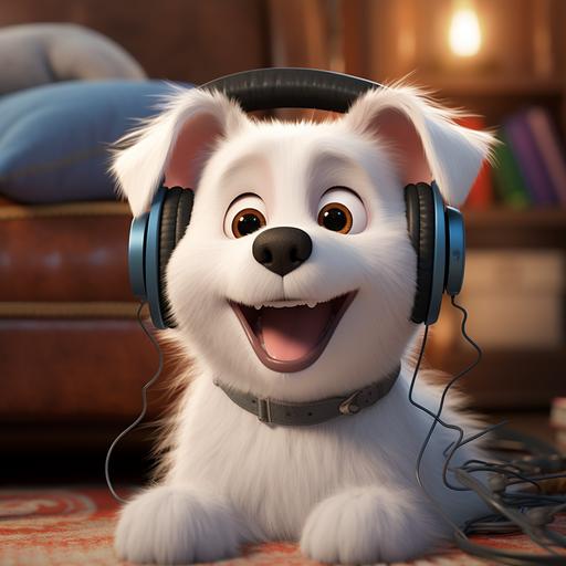 image of a funny pet listening to a traveler in cartoon style the secret life of pets