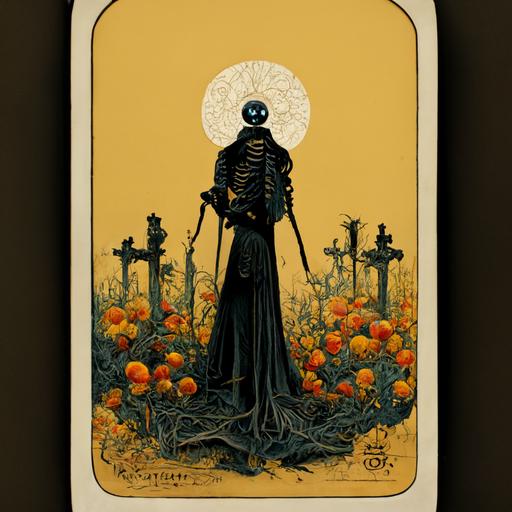 death popsickle tarot card -- ar 4:5