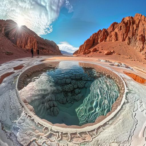 death valley vinicunca badwater basin fish universe in fish glass sphere Vision in the void of rainbow road --v 6.0 --s 500 --w 50 --c 20
