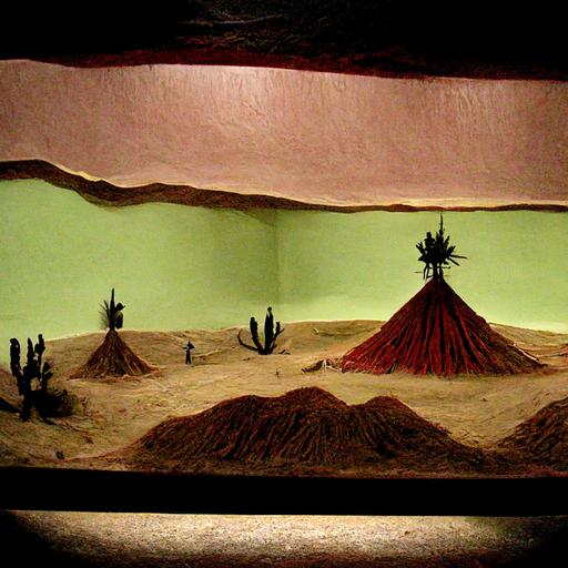 desert vibora cumbia jodorowsky hand crafted scenography diorama