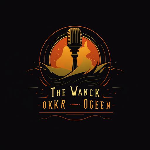 design a spoken word theater logo --no people