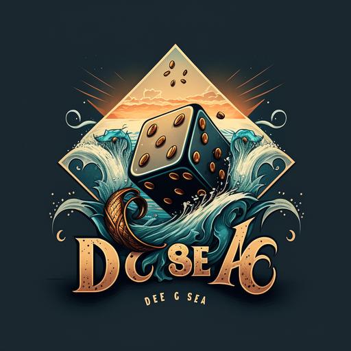 dice and sea, logo