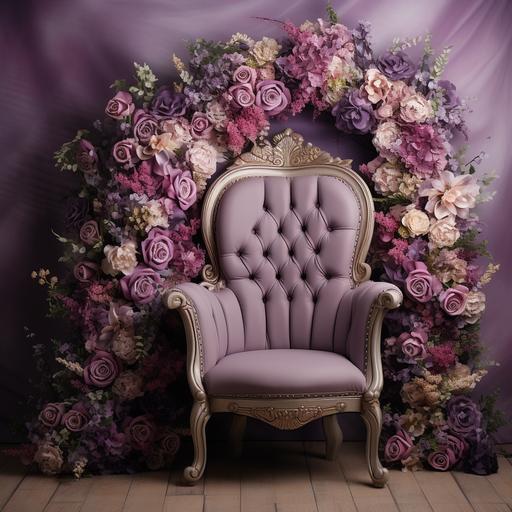 digital backdrop princess digital background chair spring floral room photography composite purple digital photo prop