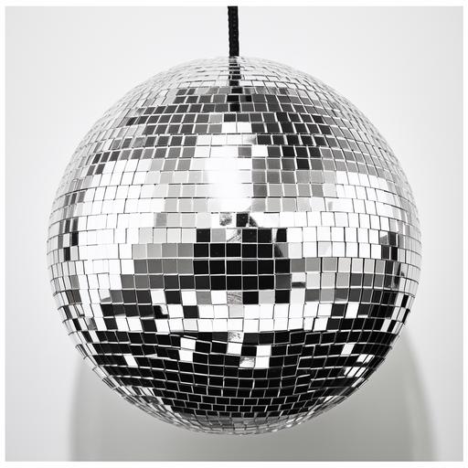 disco ball print Preppy Wall Art, the size of the ball is almost the head, Trendy Wall Art, Girly Wall Art, Dorm Room Decor, Funky Wall Art, Black White Silver Print, Eclectic art