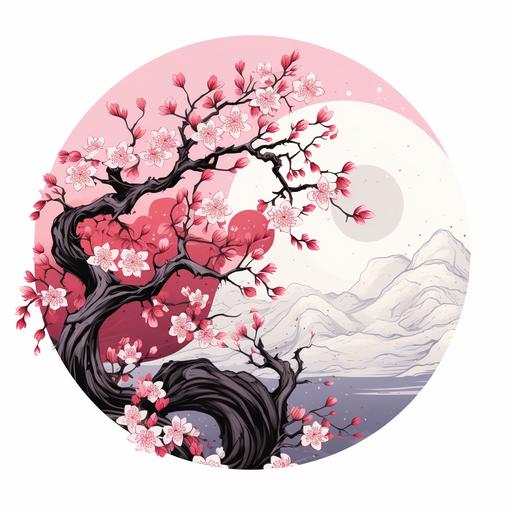 discord banner pink and white cherry blossom