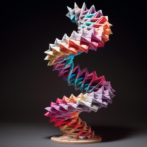 dna tornado but the dna is a scroll of paper