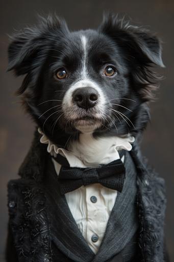 dog in a tuxedo --ar 2:3 --s 750 --v 6.0