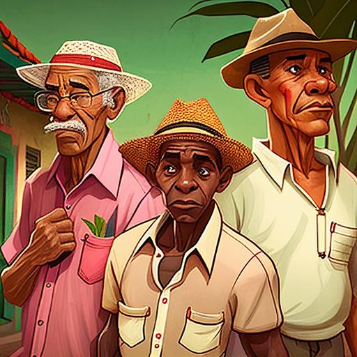 dominican men cartoon
