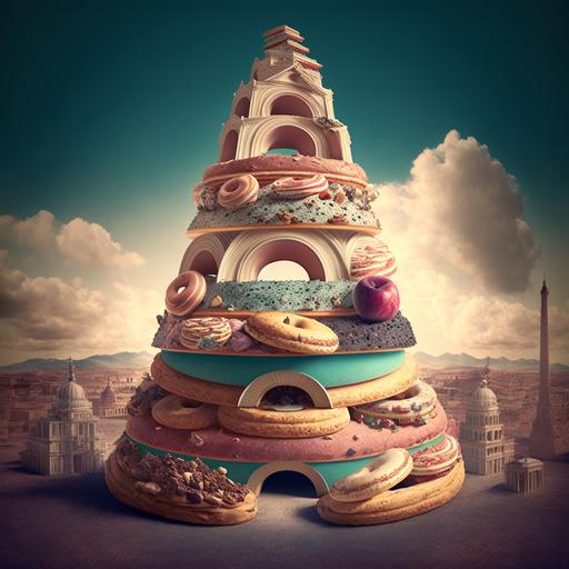 donut tower of babel --v 4