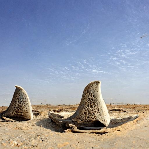 Wadi al Hitan large whale bones vertebrae fossils in the future