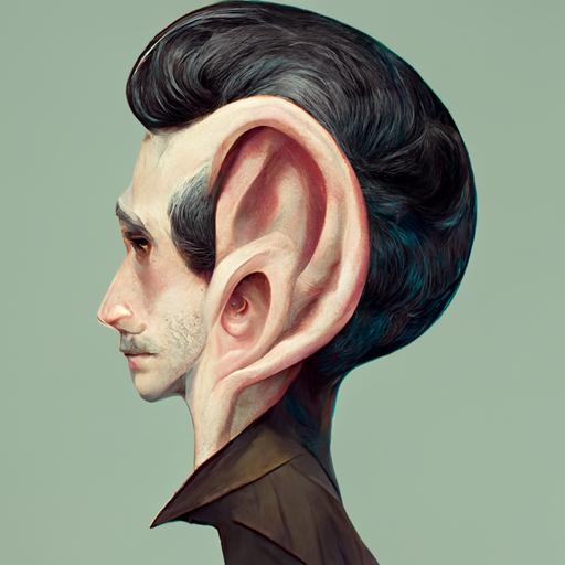 ear-shaped man