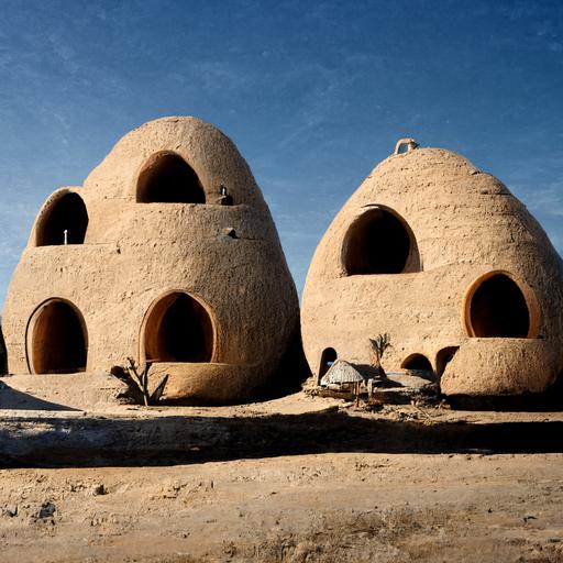 Siwa Oasis, Desert,Egypt,architectural,hotel,pigeon houses