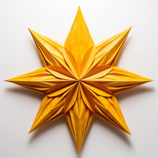 estrella de cinco puntas con luz de color amarillo grande, sin personas