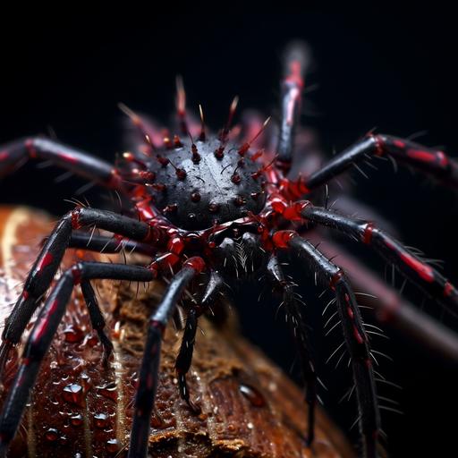 extreme microscopic close-up photo of a latrodectus, I can't believe how creepy this is, I can't believe how gross this is, I can't believe how disgusting this is