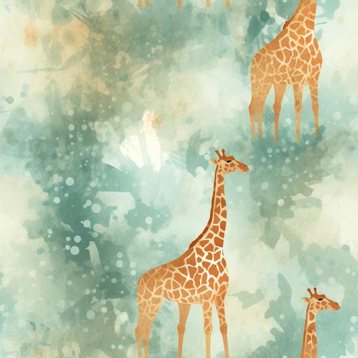 faded, distressed giraffe spots print pattern --tile