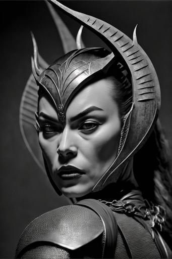 fearsome female Klingon warrior Princess, today is a good day to die, photographed by fan ho --ar 2:3 --q 2 --v 4 --s 750